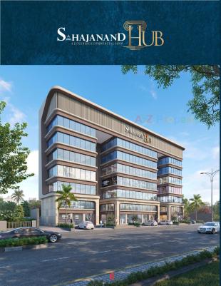 Elevation of real estate project Sahajanand Hub located at Sarthana, Surat, Gujarat