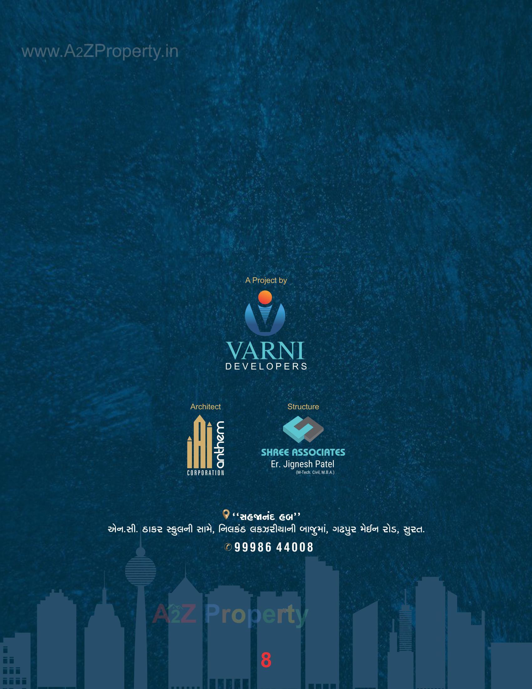  of real estate project Sahajanand Hub located at Sarthana, Surat, Gujarat