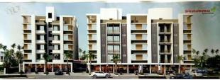 Elevation of real estate project Sahajanand Square ( H H Enterprise) located at Kosad, Surat, Gujarat
