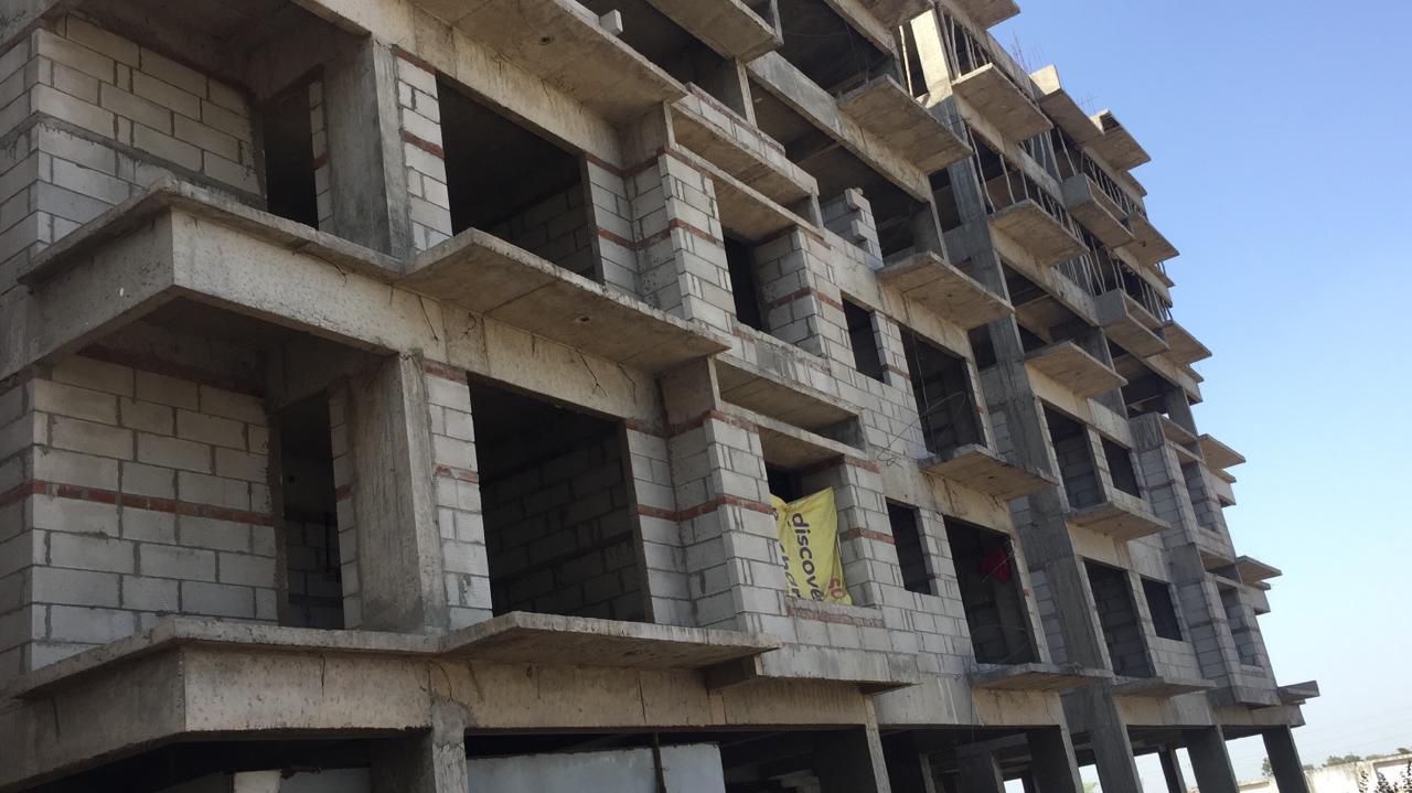 132922_const of real estate project Sahjanand Green City located at Kamrej, Surat, Gujarat