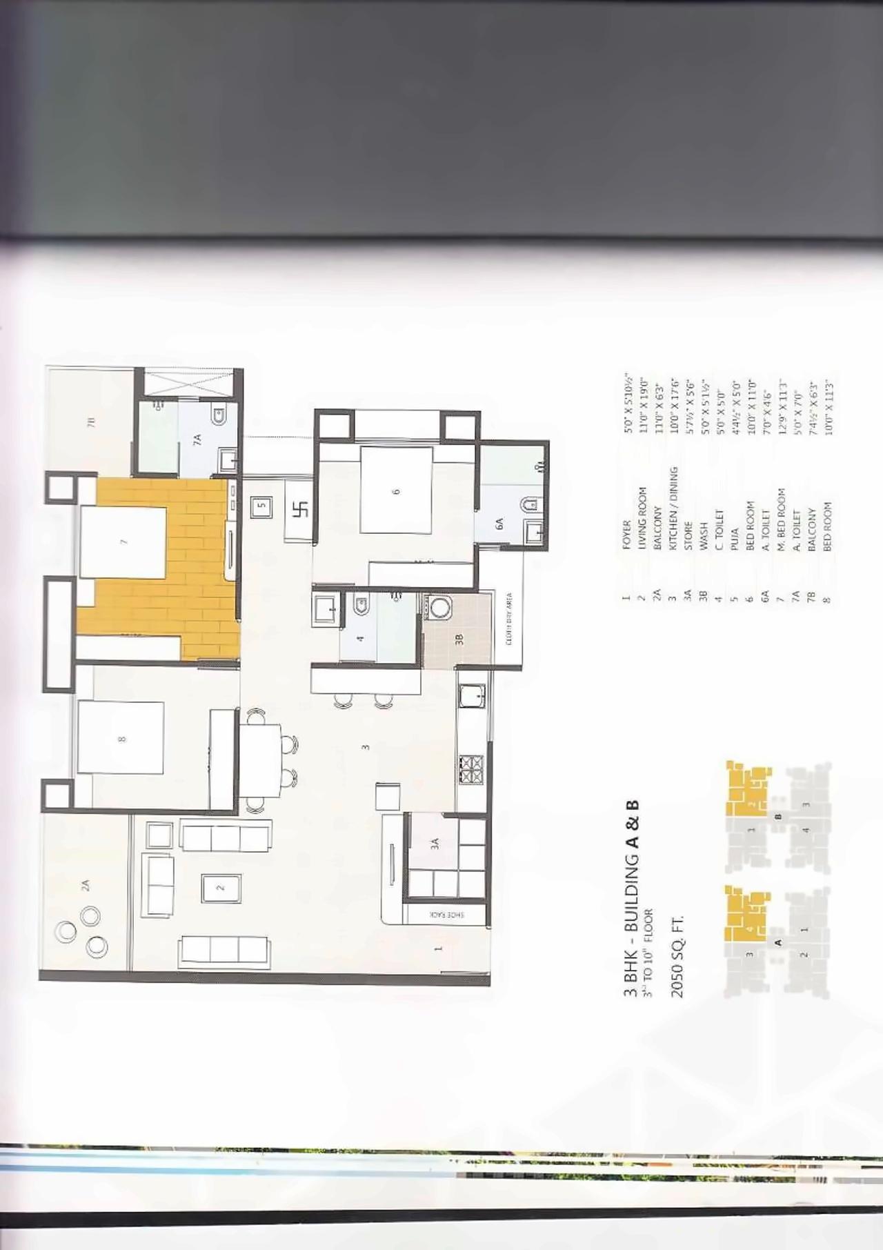 Layout of real estate project Sahjanand Harmony located at Kosmada, Surat, Gujarat
