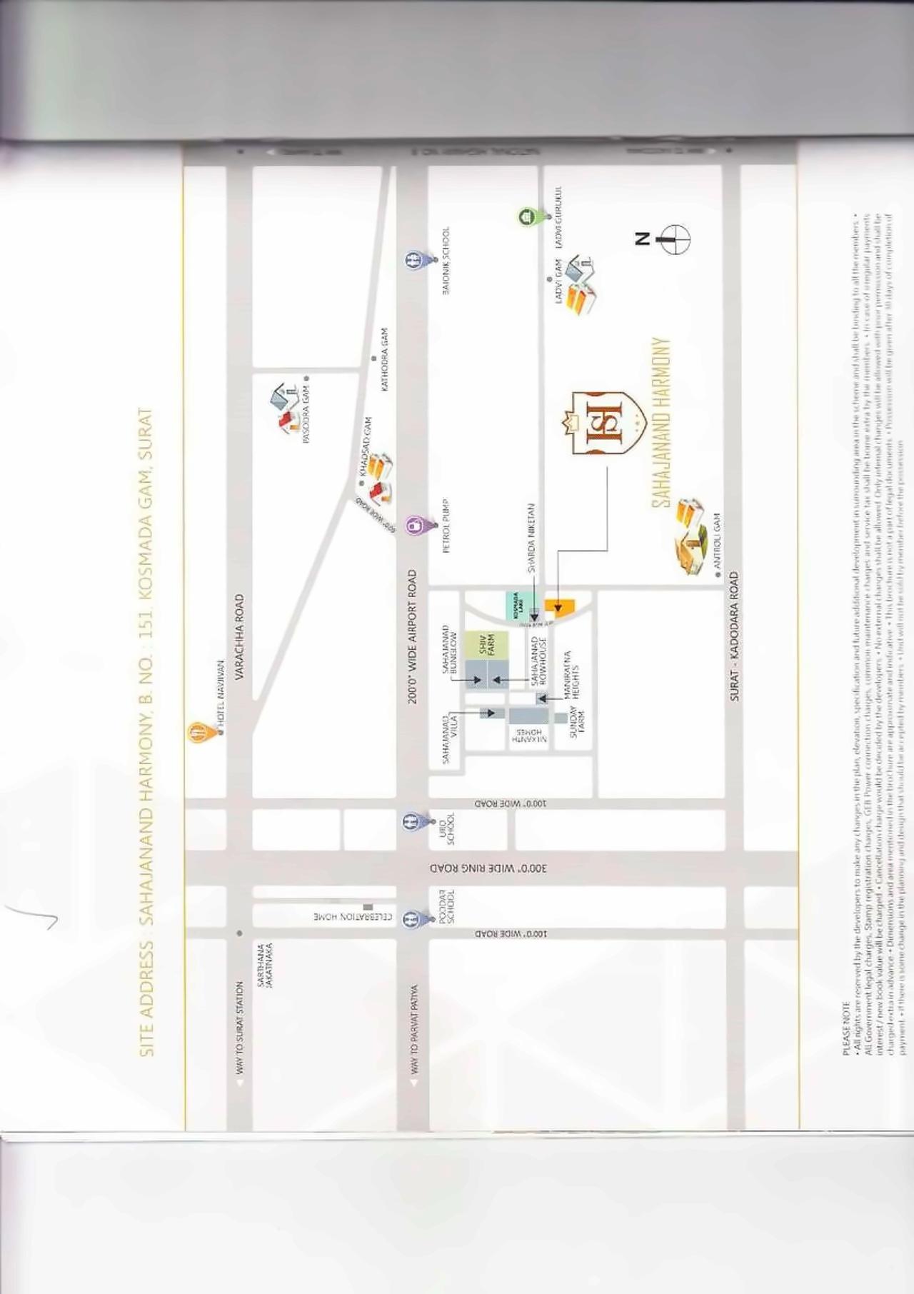  of real estate project Sahjanand Harmony located at Kosmada, Surat, Gujarat