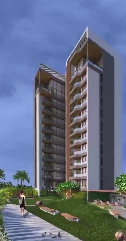 3D Elevation of real estate project Sahjanand Prasth   By Sidhdheshwar Corporation located at Varachha, Surat, Gujarat