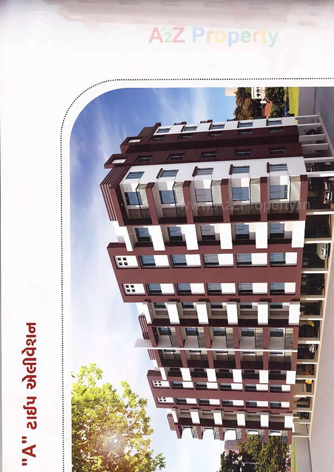 3D Elevation of real estate project Sahjanand Residency located at Valak, Surat, Gujarat