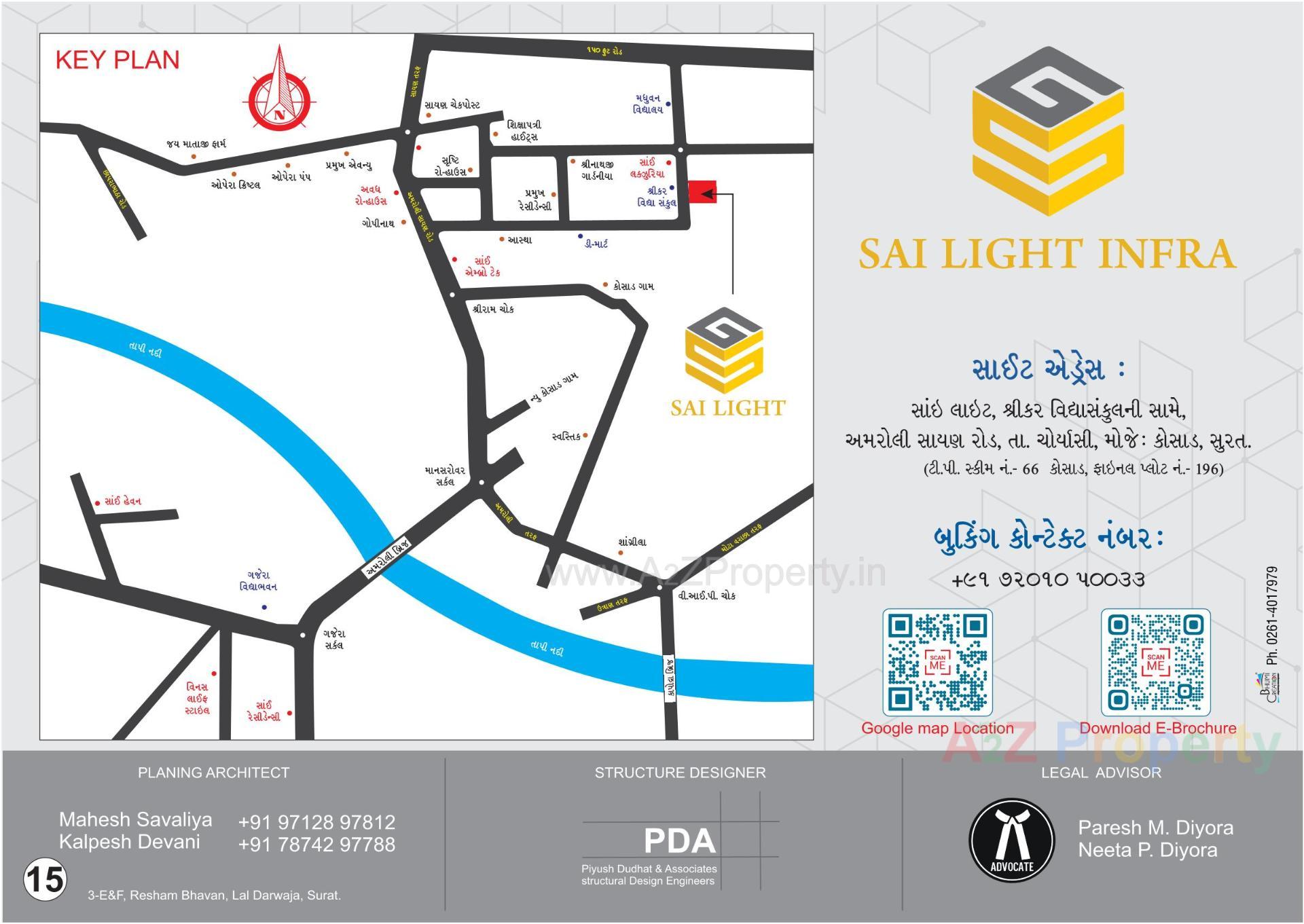  of real estate project Sai Light located at Kosad, Surat, Gujarat