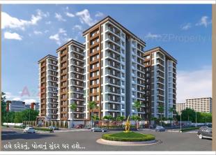 Elevation of real estate project Sai Luxuria located at Kosad, Surat, Gujarat