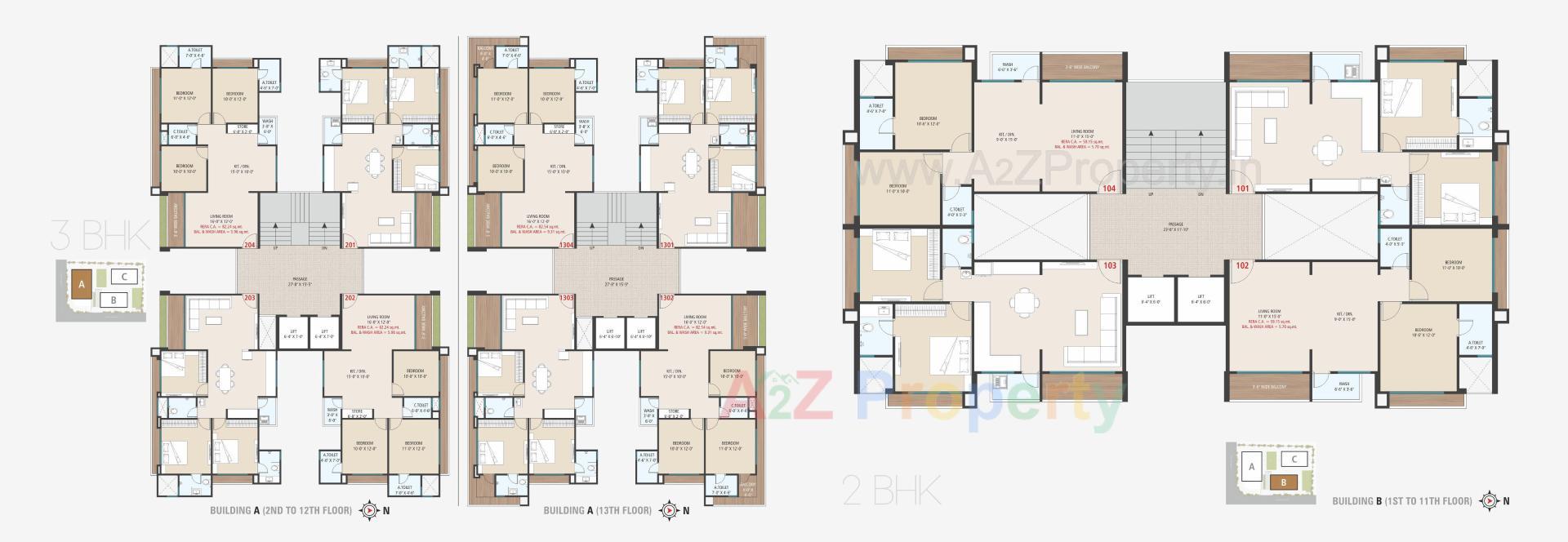 Layout of real estate project Sai Parisar located at Palanpor, Surat, Gujarat