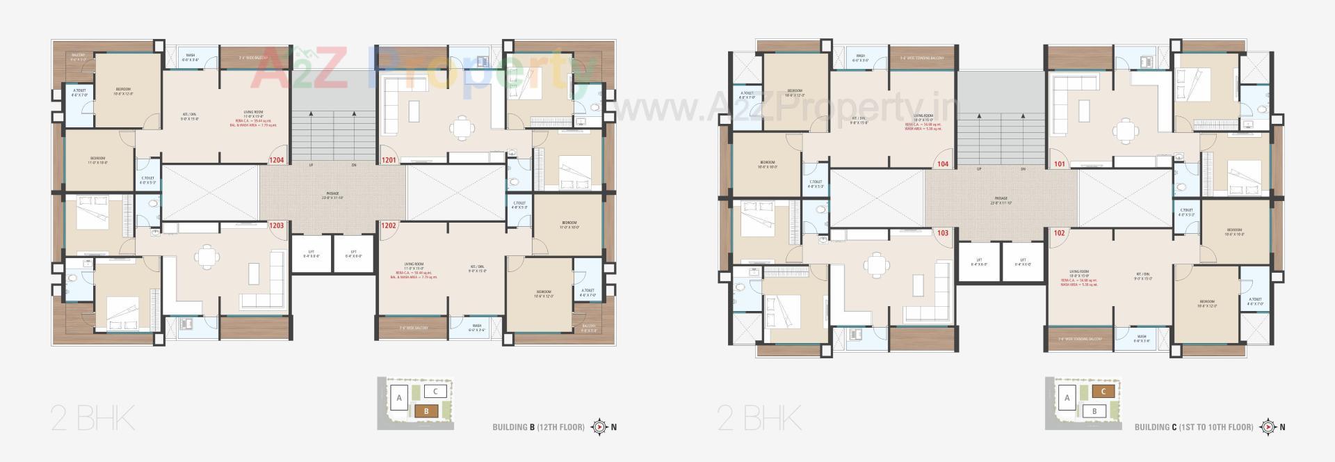 Layout of real estate project Sai Parisar located at Palanpor, Surat, Gujarat