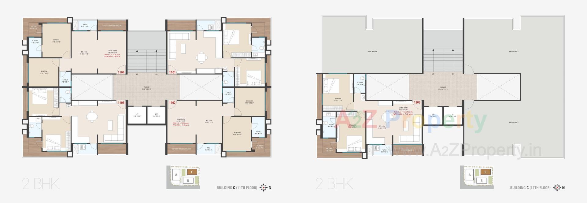 Layout of real estate project Sai Parisar located at Palanpor, Surat, Gujarat