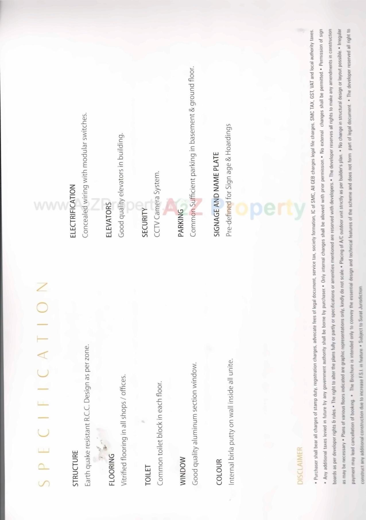  of real estate project Sai Plaza located at Bhestan, Surat, Gujarat