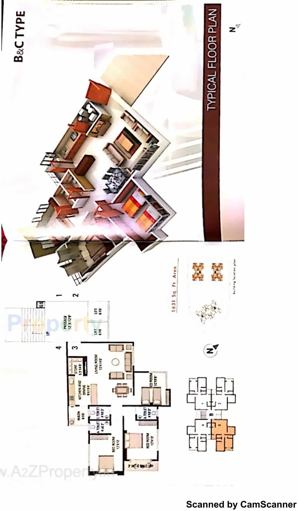 Layout of real estate project Samarpan Heights located at Vanakla, Surat, Gujarat