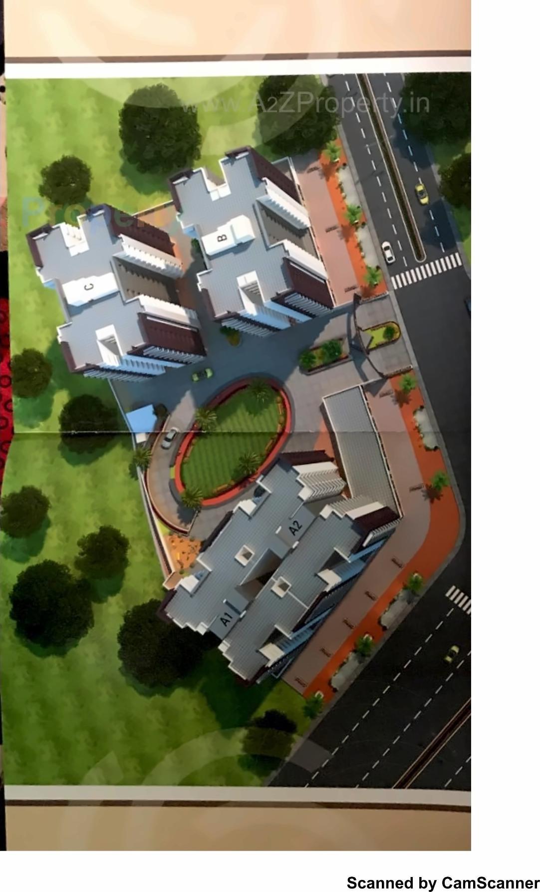 3D Elevation of real estate project Samarpan Heights located at Vanakla, Surat, Gujarat