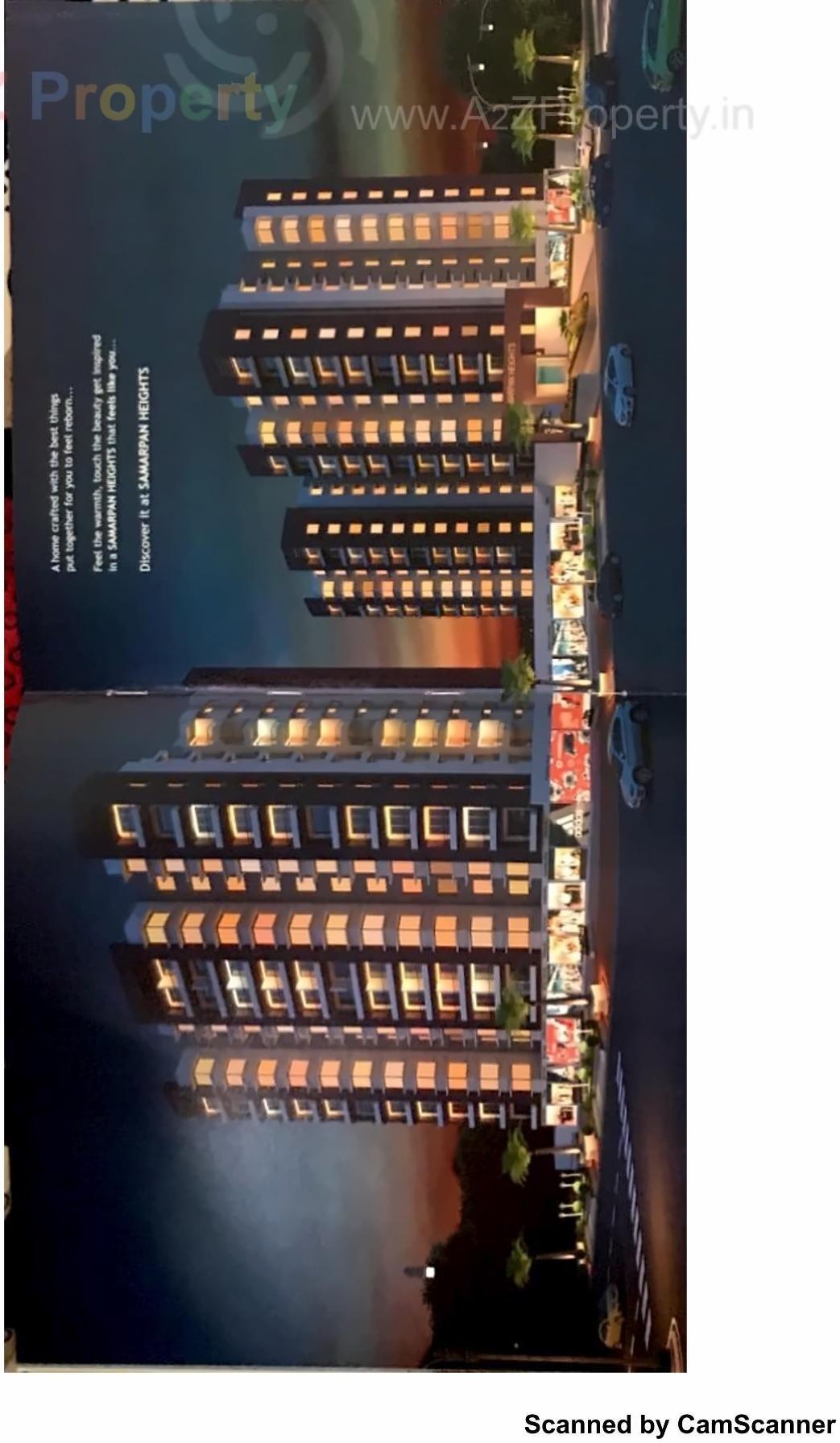 3D Elevation of real estate project Samarpan Heights located at Vanakla, Surat, Gujarat