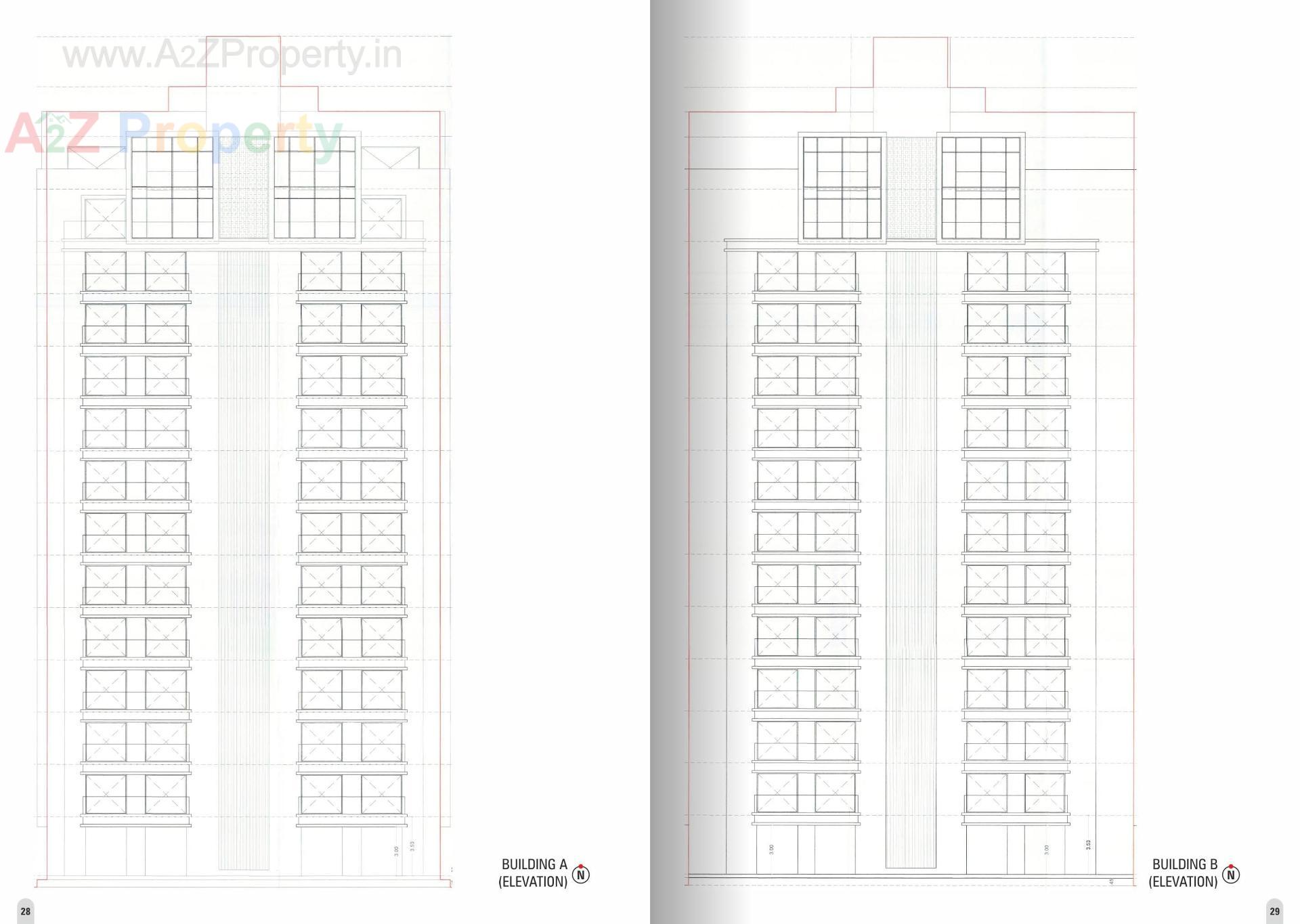 Layout of real estate project Samarthya Excellence located at Pal, Surat, Gujarat