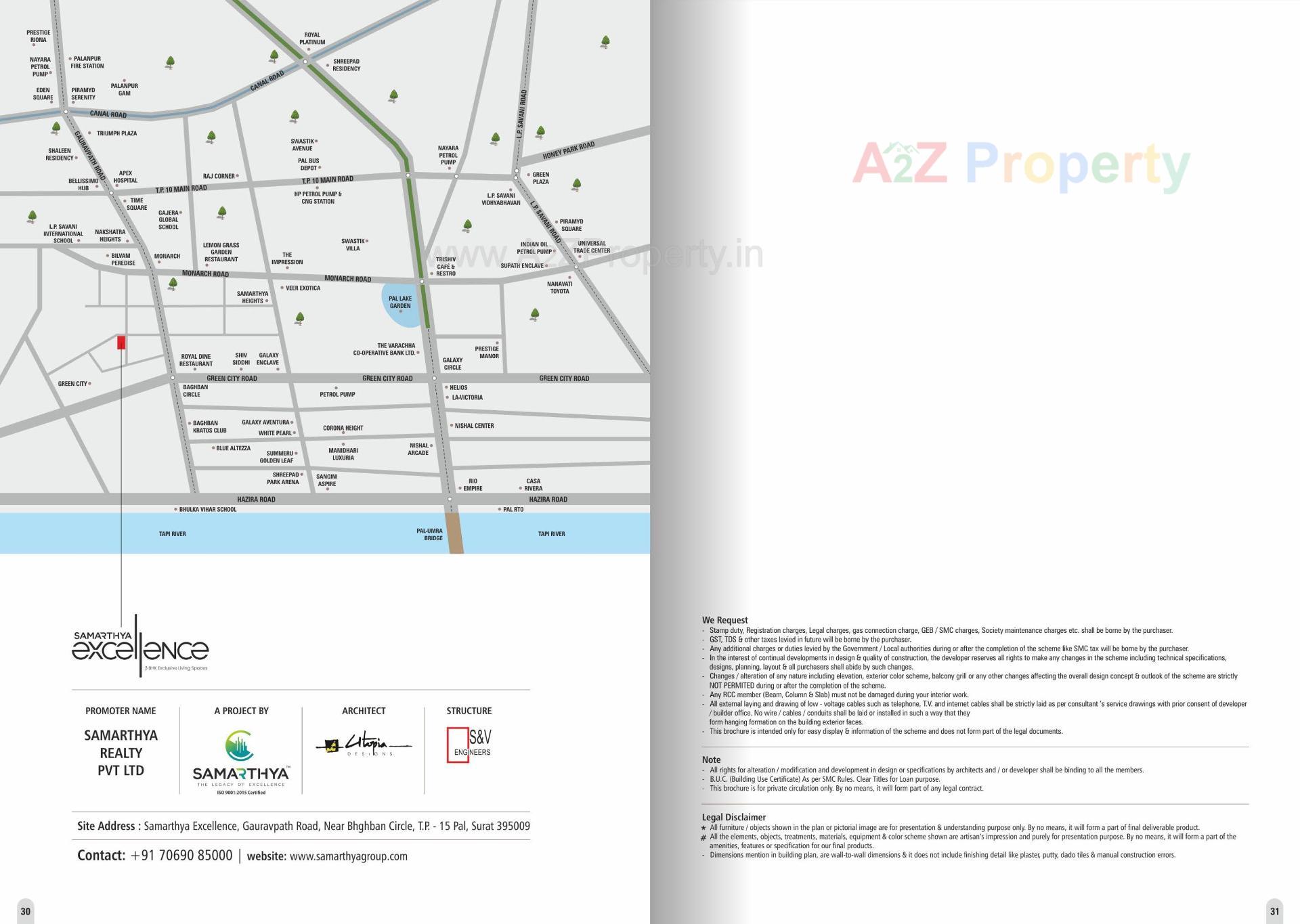  of real estate project Samarthya Excellence located at Pal, Surat, Gujarat