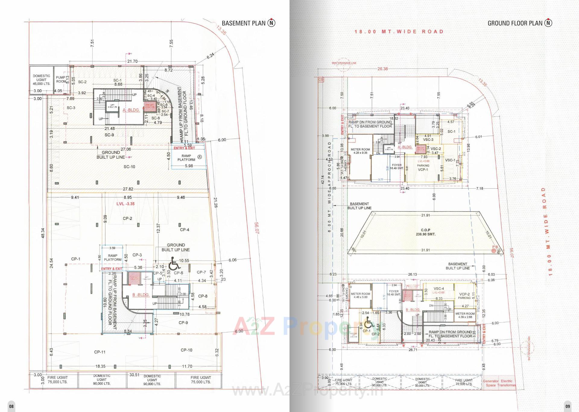 Layout of real estate project Samarthya Excellence located at Pal, Surat, Gujarat