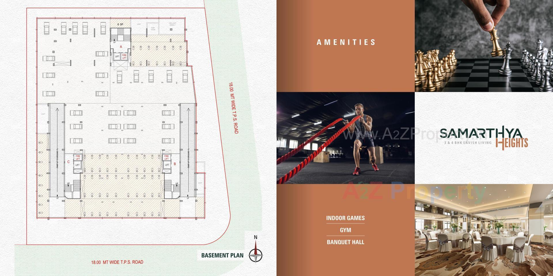 Layout of real estate project Samarthya Heights located at Pal-dis, Surat, Gujarat