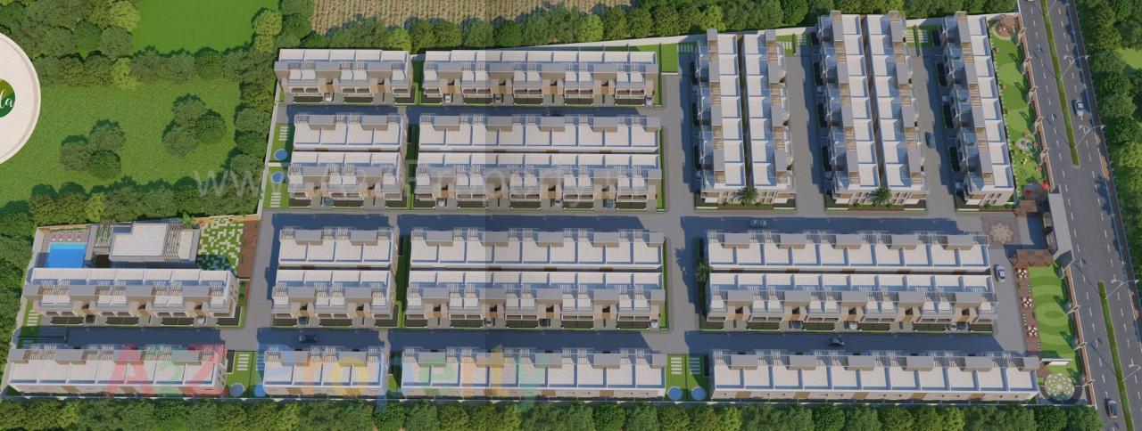 3D Elevation of real estate project Samarthya Villa located at Jothan, Surat, Gujarat