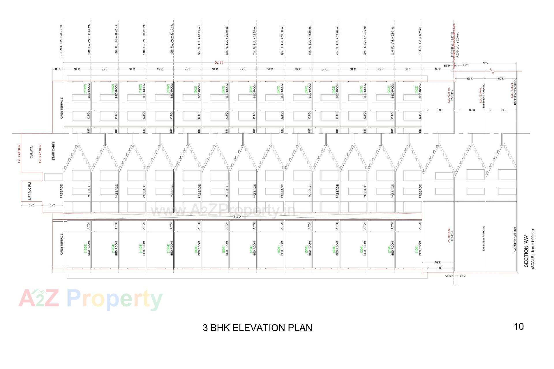 Layout of real estate project Sampriti Homes located at Vadod, Surat, Gujarat