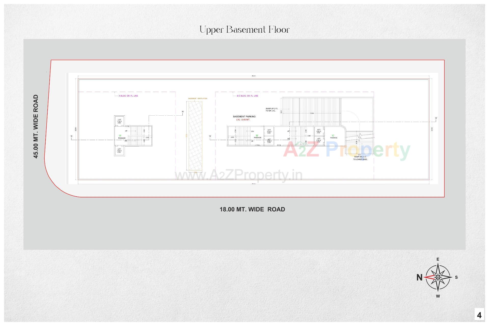 Layout of real estate project Sampriti Homes located at Vadod, Surat, Gujarat