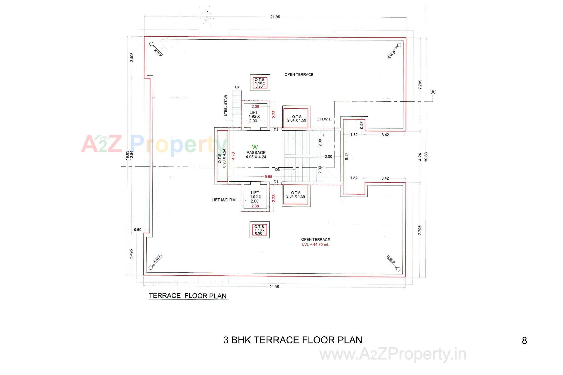 Layout of real estate project Sampriti Homes located at Vadod, Surat, Gujarat