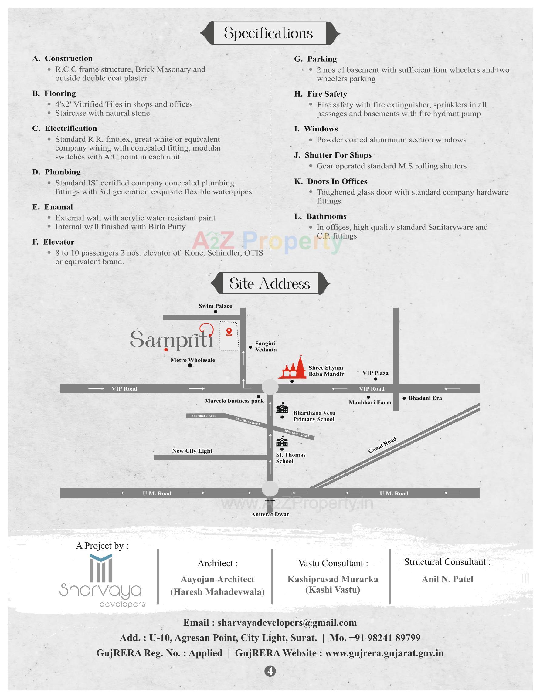  of real estate project Sampriti located at Neral, Surat, Gujarat