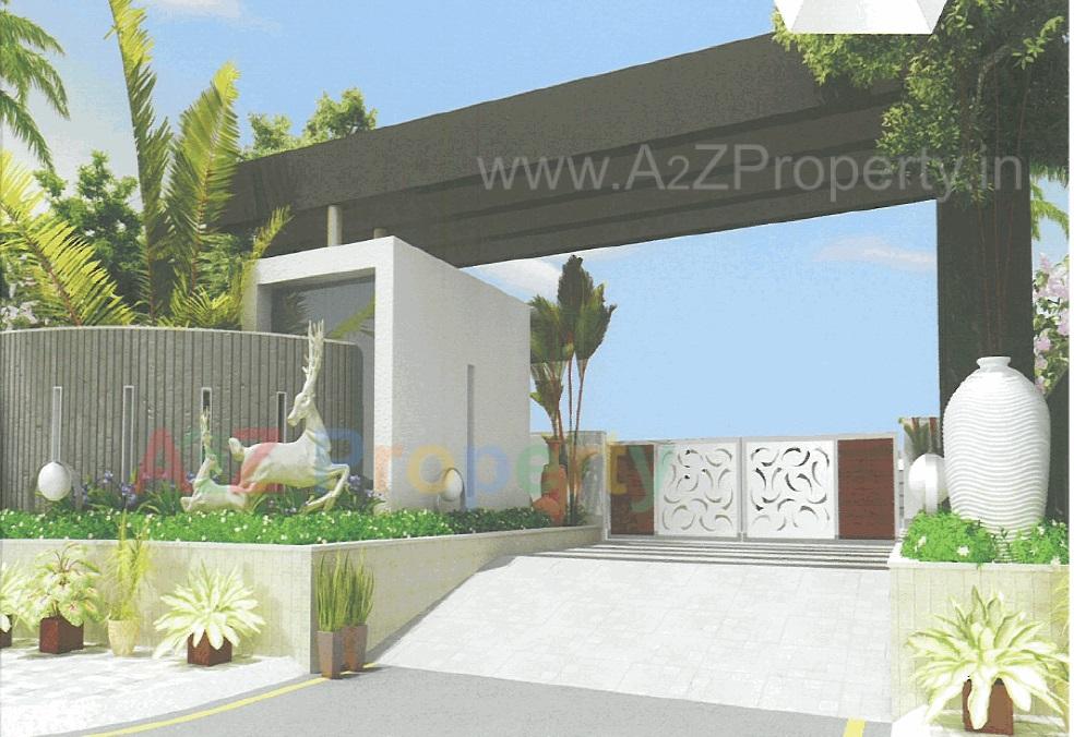 3D Elevation of real estate project Samrat Skyline located at Dabholi, Surat, Gujarat