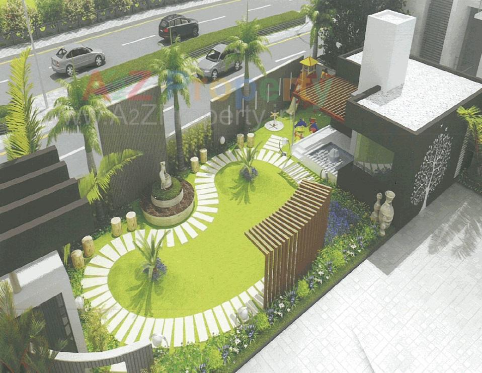 3D Elevation of real estate project Samrat Skyline located at Dabholi, Surat, Gujarat