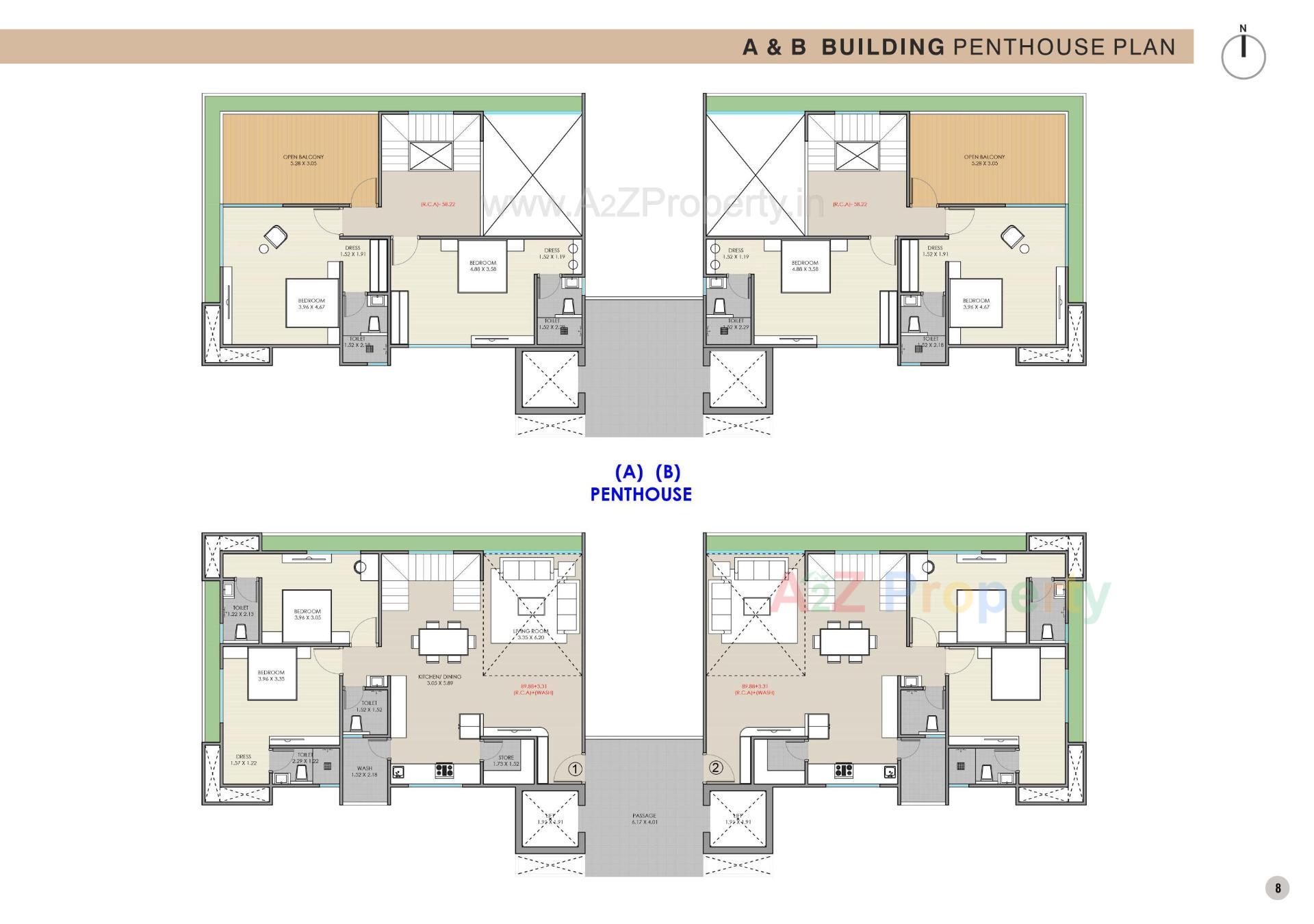 Layout of real estate project Sanctum Palacio located at Palanpore, Surat, Gujarat