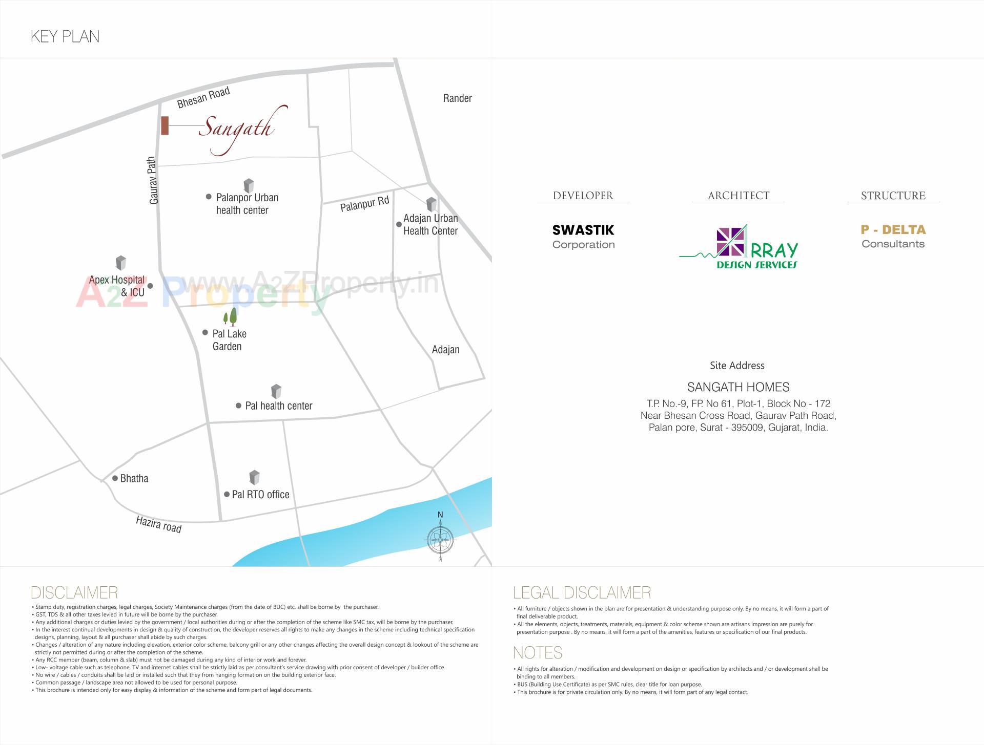  of real estate project Sangath Homes located at Bhesan, Surat, Gujarat