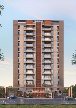 Elevation of real estate project Sangath Livings located at Pal, Surat, Gujarat