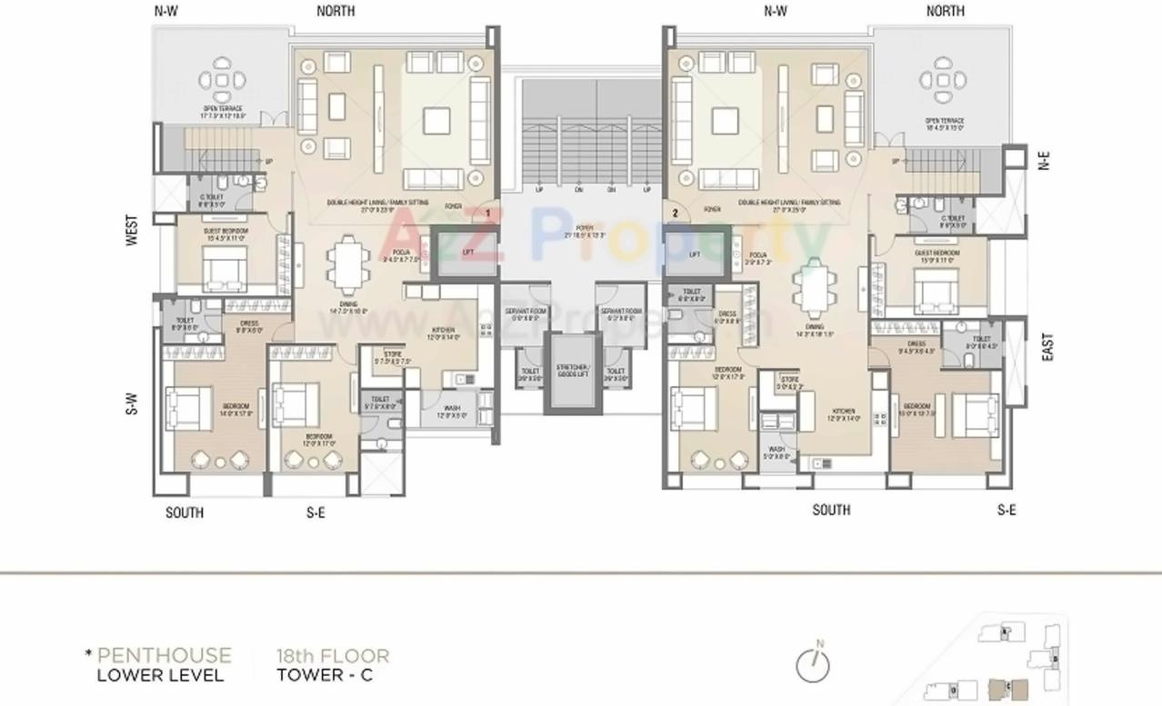 Layout of real estate project Sangini Arise located at Surat, Surat, Gujarat