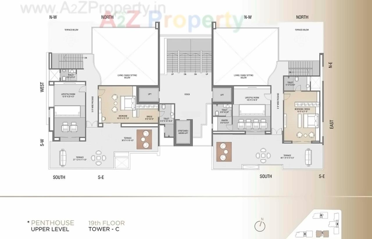 Layout of real estate project Sangini Arise located at Surat, Surat, Gujarat