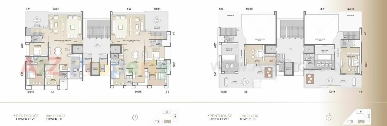 Layout of real estate project Sangini Arise located at Surat, Surat, Gujarat