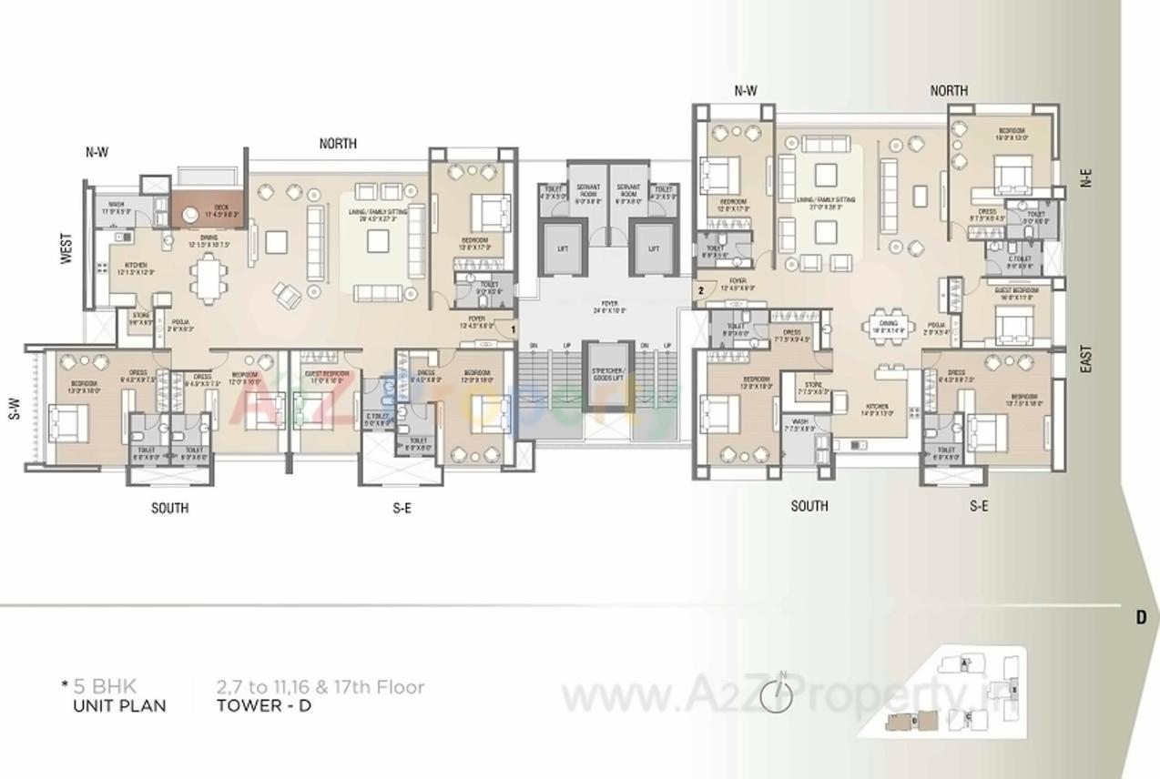 Layout of real estate project Sangini Arise located at Surat, Surat, Gujarat