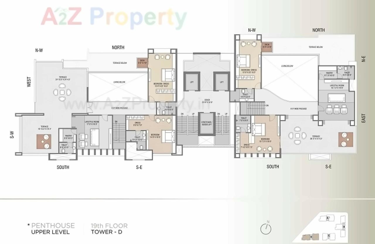 Layout of real estate project Sangini Arise located at Surat, Surat, Gujarat