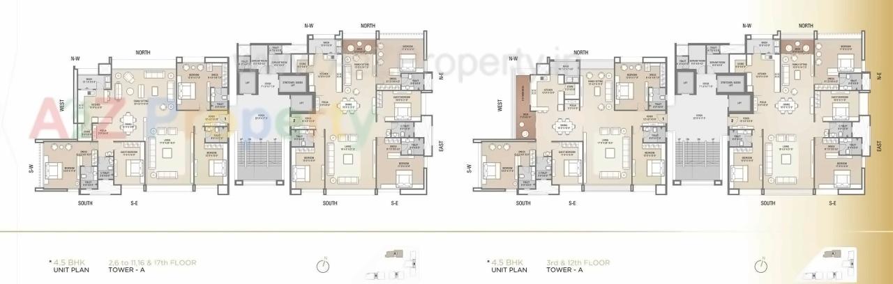 Layout of real estate project Sangini Arise located at Surat, Surat, Gujarat