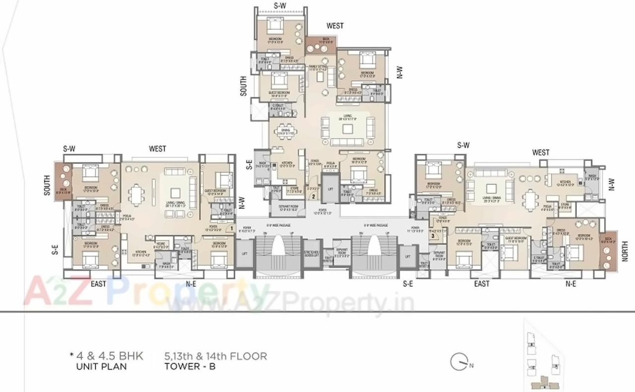 Layout of real estate project Sangini Arise located at Surat, Surat, Gujarat