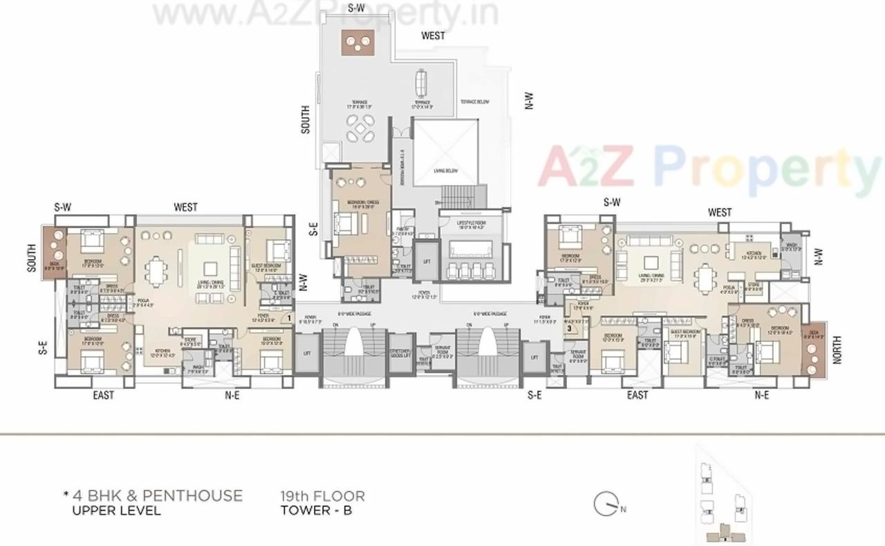 Layout of real estate project Sangini Arise located at Surat, Surat, Gujarat