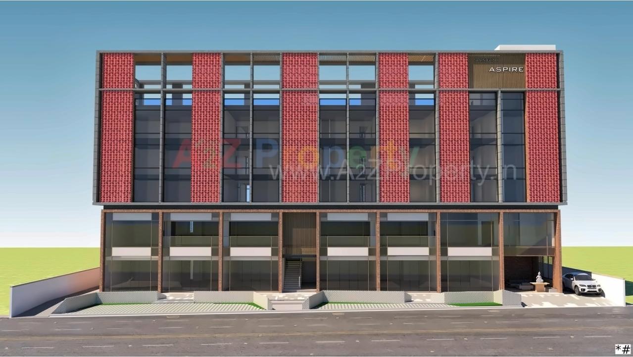 3D Elevation of real estate project Sangini Aspire located at Pal, Surat, Gujarat