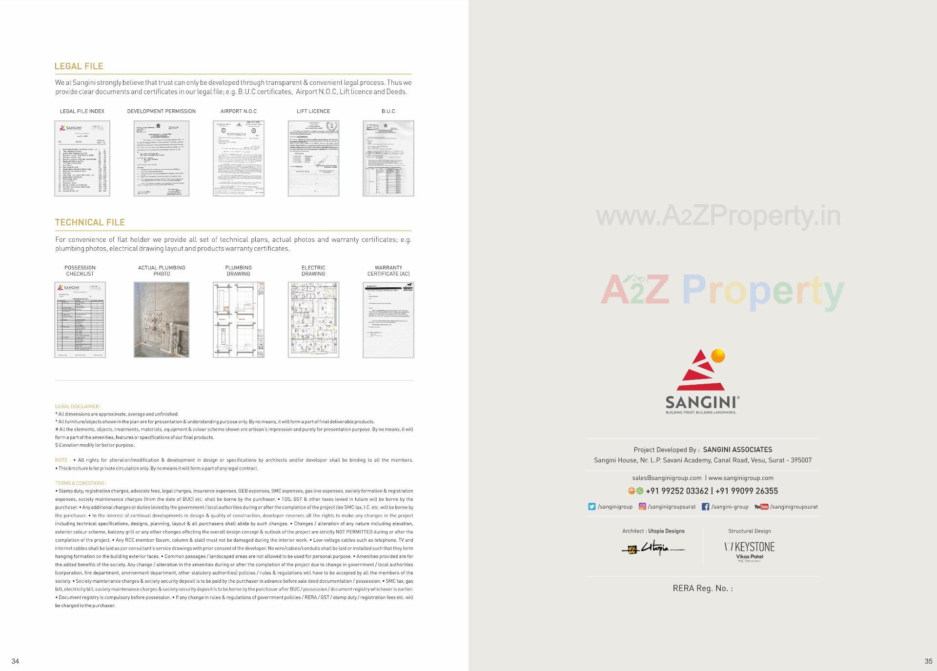  of real estate project Sangini Aura located at Pal, Surat, Gujarat