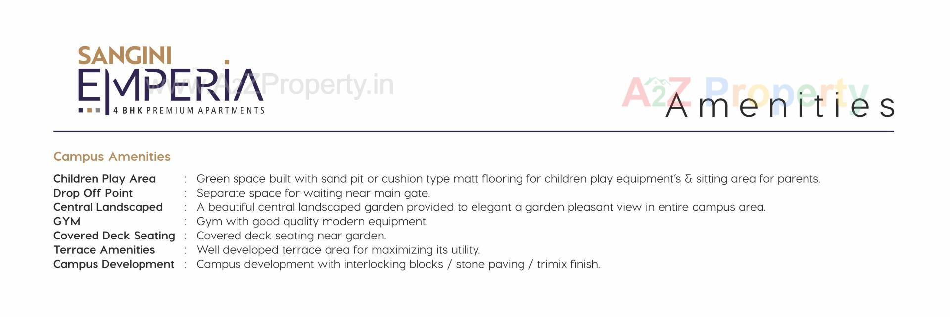  of real estate project Sangini Emperia located at Rander, Surat, Gujarat