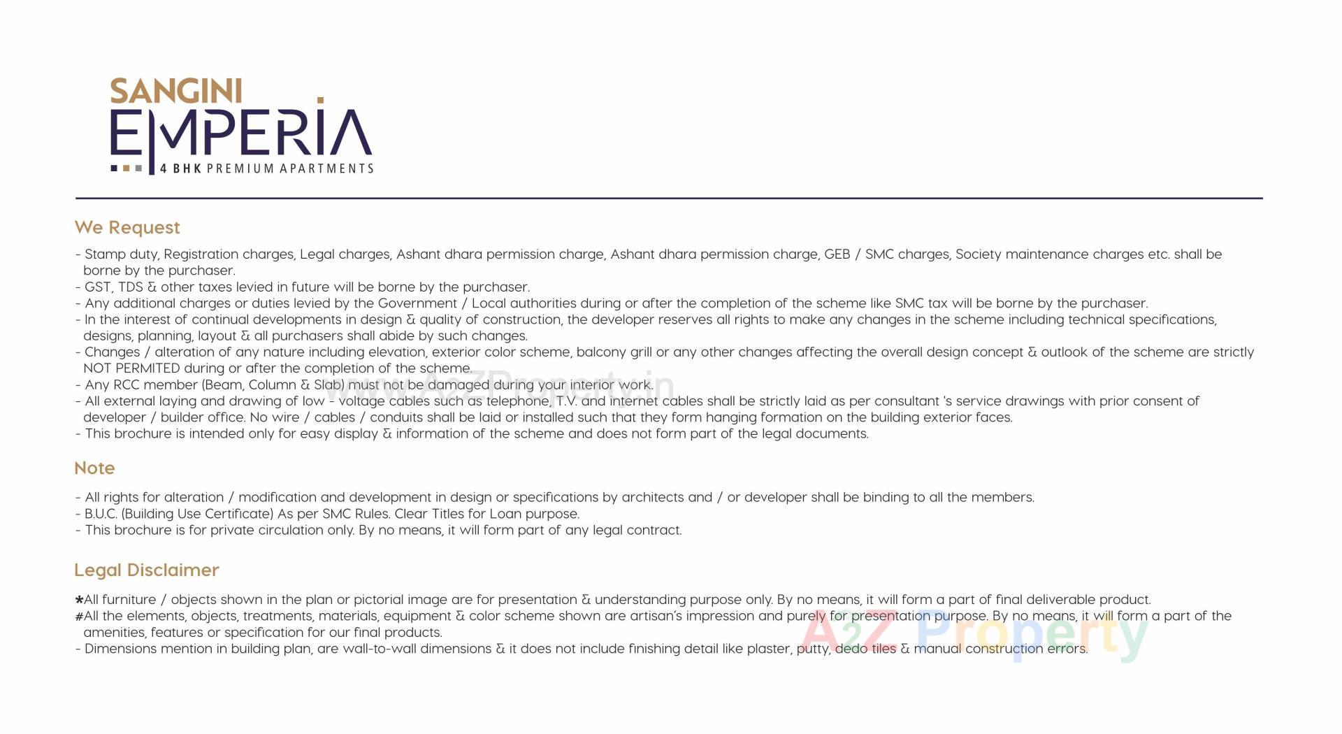  of real estate project Sangini Emperia located at Rander, Surat, Gujarat