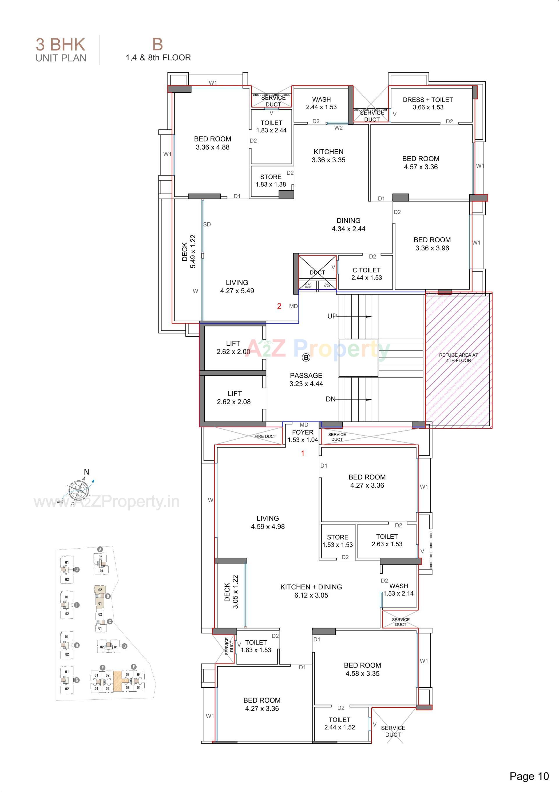 Layout of real estate project Sangini Epitome located at Bhatha, Surat, Gujarat