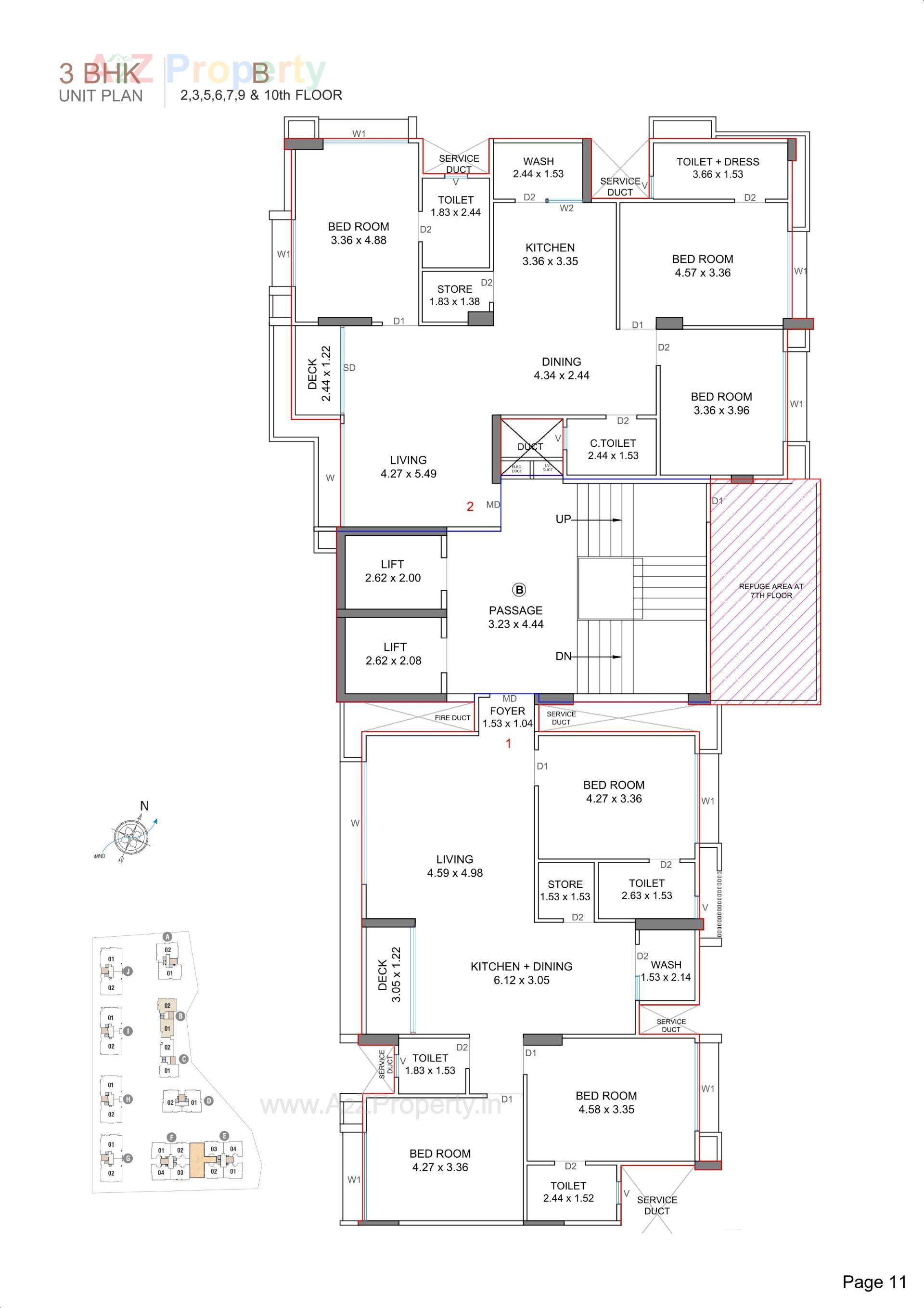 Layout of real estate project Sangini Epitome located at Bhatha, Surat, Gujarat