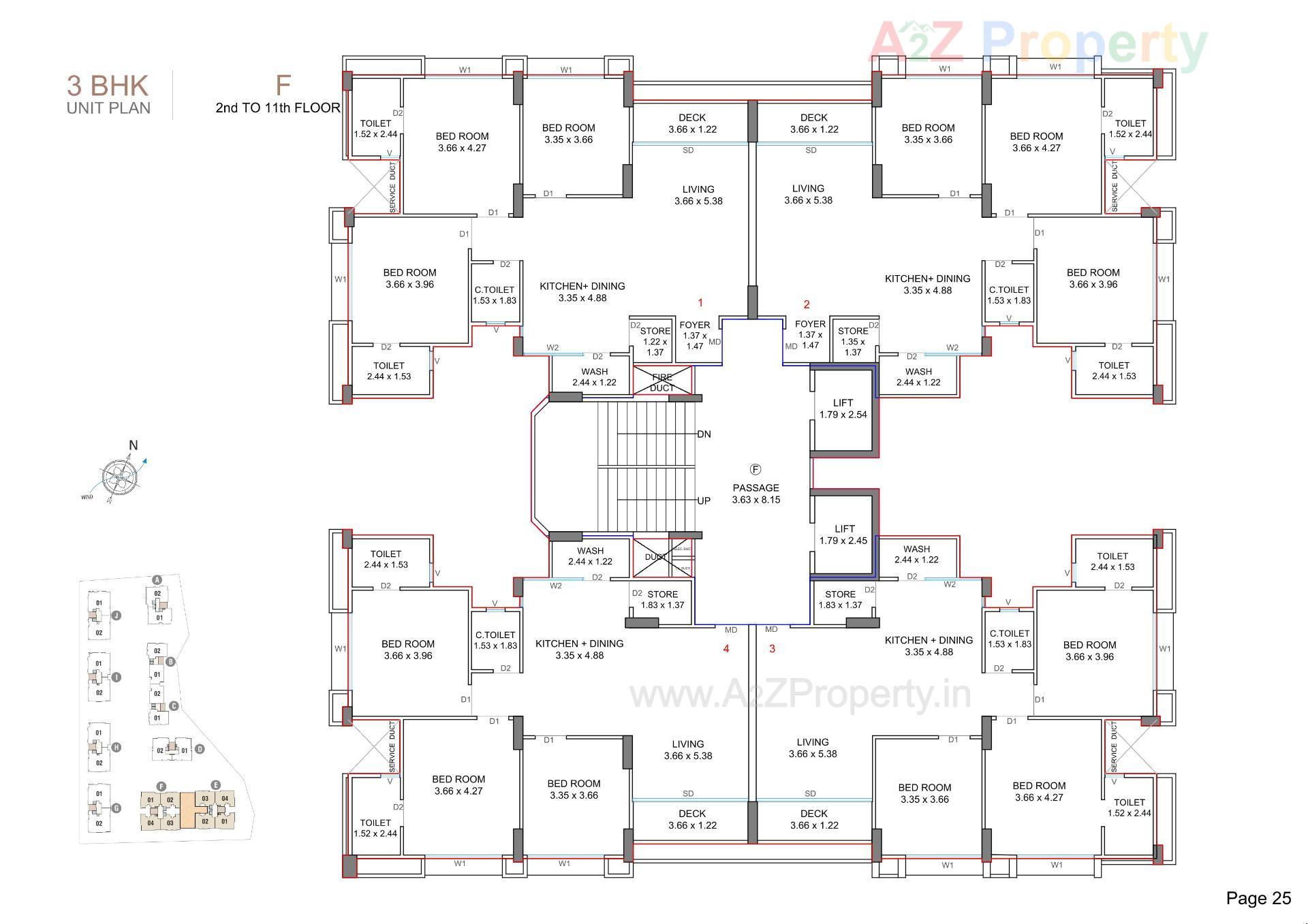 Layout of real estate project Sangini Epitome located at Bhatha, Surat, Gujarat