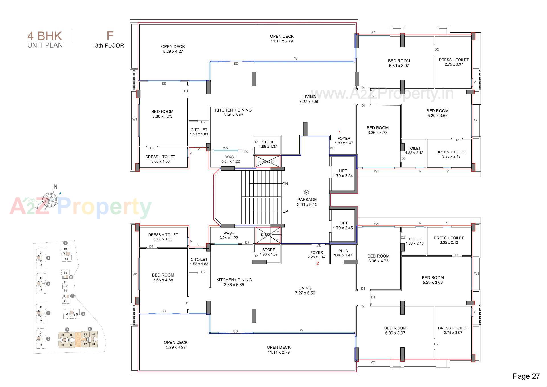 Layout of real estate project Sangini Epitome located at Bhatha, Surat, Gujarat