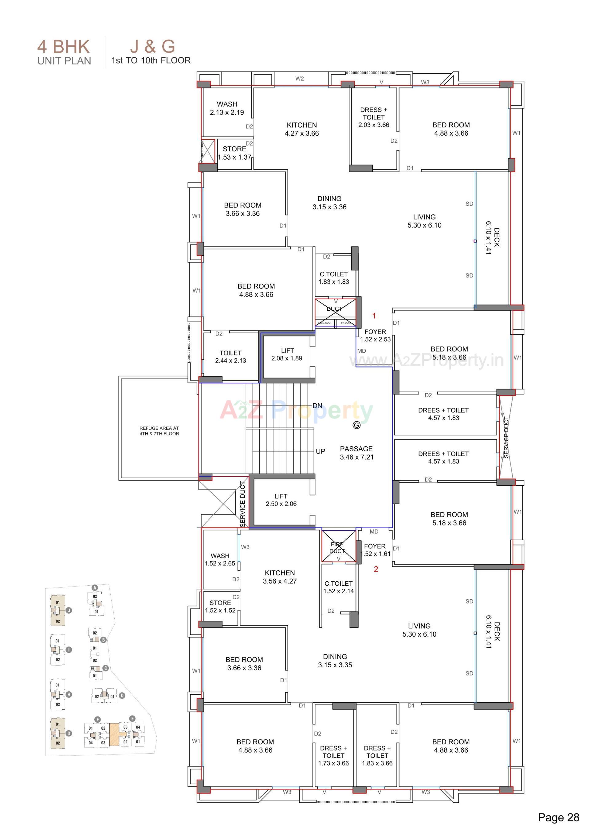 Layout of real estate project Sangini Epitome located at Bhatha, Surat, Gujarat