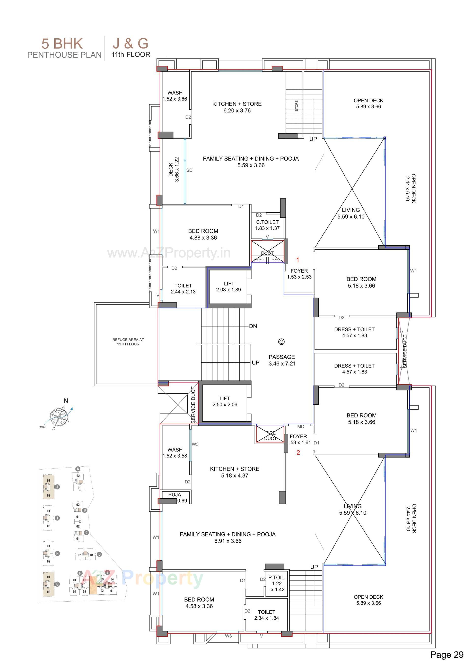 Layout of real estate project Sangini Epitome located at Bhatha, Surat, Gujarat