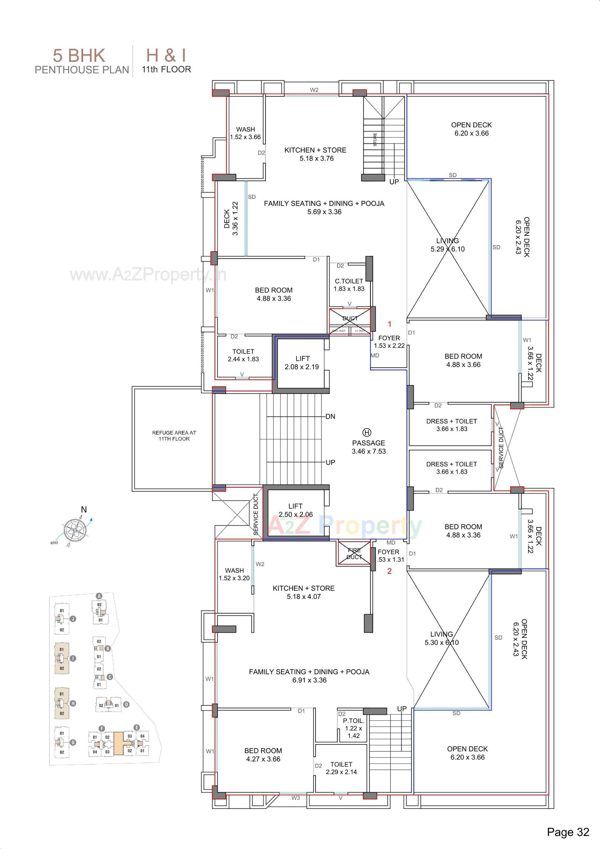 Layout of real estate project Sangini Epitome located at Bhatha, Surat, Gujarat